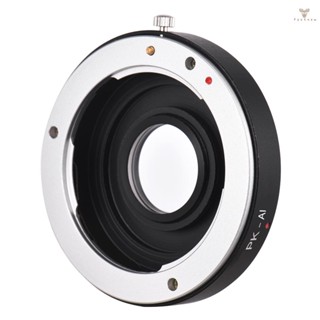 Fw PK-AI Lens Mount Adapter Ring with Optical Glass for Pentax K Mount Lens to Fit for  AI F Mount Camera Body Focus Infinity