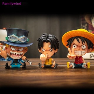 Familywind&gt; โมเดลฟิกเกอร์อนิเมะ ONE PIECE Sitg Big Head ขนาด 9 ซม. ของเล่นสําหรับเด็ก