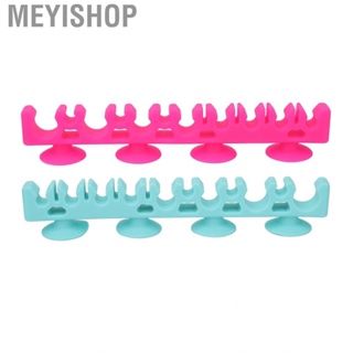 Meyishop Brush Drying Suction Stand Silicone Protective Rose Red Blue Multi Function Cosmetic Sucker Dry Holder for Home