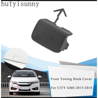 Hys ฝาครอบตะขอลากจูงติดกันชนหน้ารถยนต์ ไม่มีสี สําหรับ HONDA CITY GM6 2015 2016 2017 2018 OEM:71104-T9A-T00