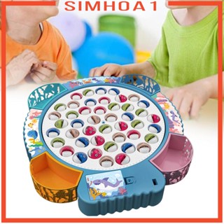 [Simhoa1] บอร์ดเกมตกปลา หมุนได้ สําหรับเด็กวัยหัดเดิน ครอบครัว