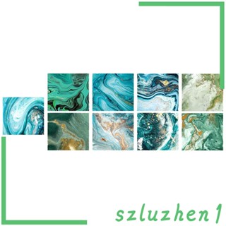 [Szluzhen1] ม้วนหมึก ลายหินอ่อน สําหรับแก้วมักเปล่า ผ้าแคนวาส Diy