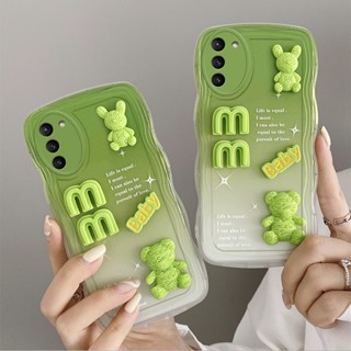เคส samsung s21 เคสโทรศัพท์มือถือ ลายตุ๊กตา 3D ไล่โทนสี สําหรับ samsung s21 เคส