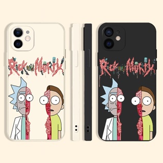 Rick Morty เคสไอโฟน 14 13 12 11 pro max cute animation case 7 8 14 plus Se 2020 iPhone 8พลัส เคส X Xr Xs Max cover