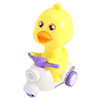 Cartoon Kids Toy Press Duck Toy Motorcycle Toy Child Kid Gift Motorcycle Model Pull Back Inertia Toys