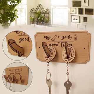 Funny Wall Monted Key Holder Creative Key Hanger Hook Home Bedroom Decoration