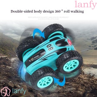 Lanfy รถดริฟท์บังคับวิทยุ สองด้าน หมุนได้ 360 องศา ความเร็วสูง 2.4G ของขวัญวันเกิด