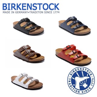 Birkenstock Arizona รองเท้าแตะ รองเท้าชายหาด หนัง กันลื่น แฟชั่น สําหรับผู้ชาย และผู้หญิง