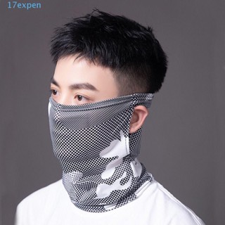 Expen ผ้าเรยอน หน้ากาก ท่อ หน้ากาก เฟซชิลด์ ที่คาดผม ผ้าพันคอคู่ กันลม รถจักรยานยนต์ หน้ากาก ป้องกันแสงแดด ฤดูร้อน กลางแจ้ง ป้องกันคอ ผู้หญิง ผ้าพันคอ