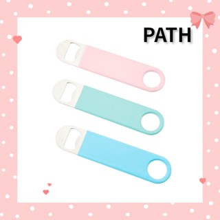 Path ที่เปิดขวดเบียร์ พลาสติก สเตนเลส 7 นิ้ว 3 สี 6 ชิ้น