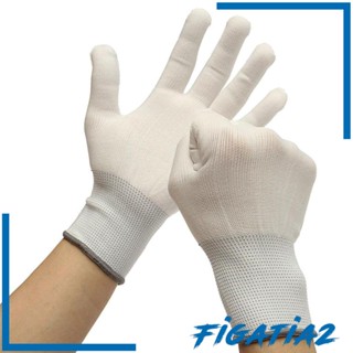[Figatia2] ถุงมือผ้าฝ้ายไวนิล 6 คู่