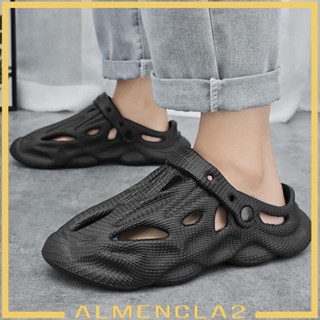 [Almencla2] รองเท้าแตะแพลตฟอร์ม ปิดนิ้วเท้า กันลื่น เหมาะกับเดินชายหาด แฟชั่นฤดูร้อน สไตล์คลาสสิก สําหรับผู้หญิง