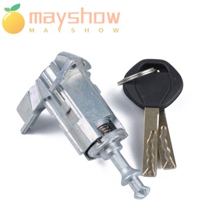 Mayshow กระบอกล็อคประตูรถยนต์ ด้านซ้าย พร้อมกุญแจ อุปกรณ์เสริม สําหรับ BMW X5 2000-2006