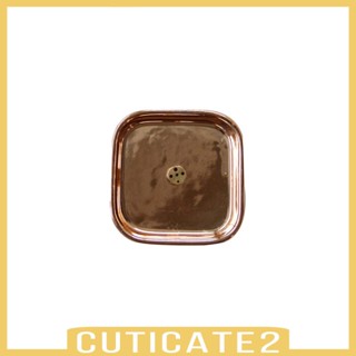 [Cuticate2] ที่วางไม้เซรามิค แฮนด์เมด มีหลายรู สําหรับตกแต่งบ้าน ออฟฟิศ