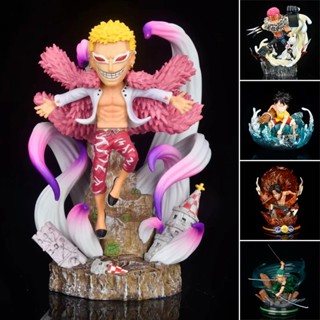 โมเดลฟิกเกอร์ PVC รูปการ์ตูนอนิเมะ One Piece สําหรับตกแต่งบ้าน ออฟฟิศ