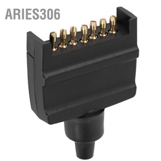 Aries306 ออสเตรเลีย 7 Pin Flat Male Trailer Socket Plug Connector Adapter สำหรับรถพ่วงคาราวาน