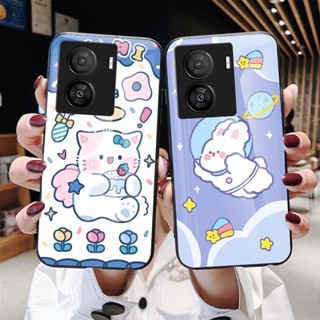 เคสโทรศัพท์มือถือ ซิลิโคนนิ่ม กันกระแทก ป้องกันเลนส์ ลายการ์ตูนน่ารัก แฟชั่น สําหรับ Vivo IQOO Z7 X Z7x Z7s Z7i Z 7 iqooZ7x iqooZ7s 2023