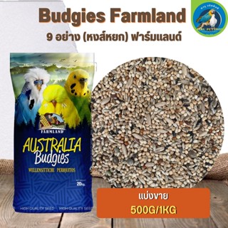 Budgies Farmland ธัญพืชรวม 9 อย่าง ฟาร์มแลนด์ (แบ่งขาย 250G/500G/1KG)