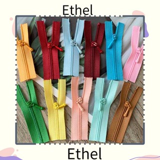 Ethel1 ซิป ขนาดเล็ก 5*1.7 ซม. แฮนด์เมด 20 สี สําหรับเย็บผ้า สมุดภาพ 5 ชิ้น ต่อชุด