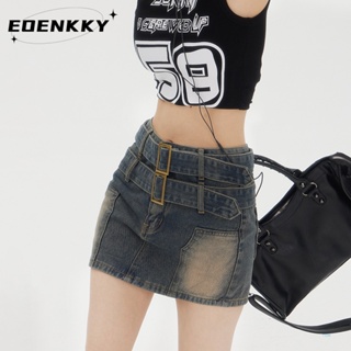 EOENKKY  กระโปรง กระโปรงยีนส์ กระโปรงกางเกง 2023 NEW Style 080218 รุ่นใหม่ สวยงาม Trendy Chic A93M0XF 36Z230909