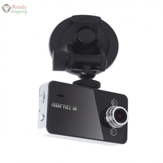 Dash Cam กล้องตรวจจับการเคลื่อนไหว 12-24V 2.4 นิ้ว TFT LCD สีดํา Full HD 1080P