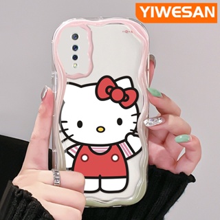 เคสโทรศัพท์มือถือแบบนิ่ม ใส กันกระแทก ลายการ์ตูนเฮลโลคิตตี้น่ารัก สีสันสดใส สําหรับ VIVO S1 Pro