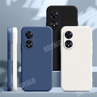 เคสโทรศัพท์ซิลิโคน แบบนิ่ม ทรงสี่เหลี่ยม ป้องกันกล้อง หรูหรา สําหรับ OPPO Reno 10 Pro Plus Pro+ A98 A78 4G 5G