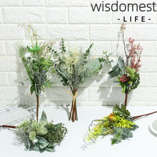 Wisdomest ช่อดอกไม้ประดิษฐ์ สําหรับตกแต่งงานแต่งงาน งานเลี้ยง DIY