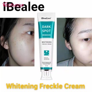 DINSPTH IBeaLee Whitening Freckles Cream Remove Melasma Dark Spots Lighten Melanin Remover Moisturizing Brightening Face Skin Care 20ml [TOP]