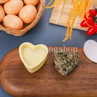 แม่พิมพ์ทําซูชิ ข้าวปั้น เบนโตะ ทรงสามเหลี่ยม รูปหัวใจ หมี สร้างสรรค์ DIY ไม่เหนียวติด อุปกรณ์ครัว สําหรับเด็ก