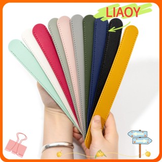 Liaoy สายคล้องกระเป๋า หนัง PU กันลื่น ปรับได้ คุณภาพสูง สีพื้น สําหรับผู้หญิง 2 ชิ้น