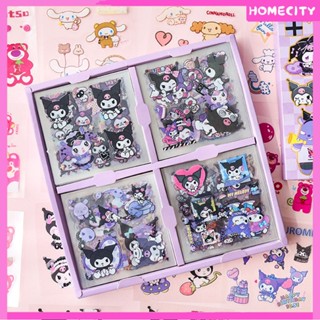 [พร้อมส่ง] Sanrio Cartoon Hand Account Sticker Creative Children&amp;#39;s Hand Account Sticker Pvc Goo Card Sticker Set Boxed