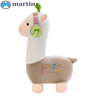 Martin หมอนตุ๊กตานุ่ม รูปการ์ตูนสัตว์ Alpaca Llama ของเล่น ของขวัญวันเกิด สําหรับเด็ก