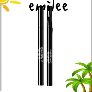 Emilee ปากกาอายไลเนอร์ สีดํา ติดทนนาน ​ปากกาแต่งตา แบบบางพิเศษ หัวคู่ สําหรับแต่งหน้า