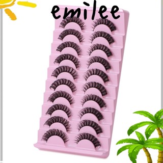 Emilee ใหม่ ขนตาปลอม ขนมิงค์ 3D นํากลับมาใช้ใหม่ได้ ขนปุย DD Curl