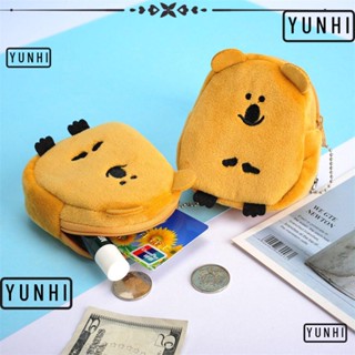 Yunhi กระเป๋าใส่เหรียญ ลายการ์ตูนไก่โคอาล่าน่ารัก สายเคเบิล USB