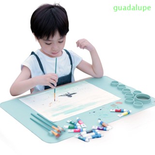 Guadalupe แผ่นวาดภาพระบายสีน้ํามัน อเนกประสงค์ พับได้ ไม่เหนียวติด DIY สําหรับเด็ก