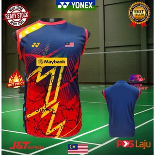 [คุณภาพสูง] Yonex BADMINTON MALAYSIA SleeveLess JERSEY รุ่นจํากัด