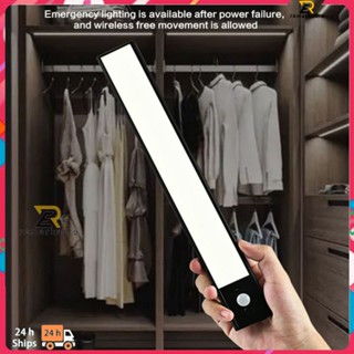 Ready stock Ultra Thin Smart Hand Sweeping Human Sensing Light Long Strip Led Magnetic Self Adhesive Charging Closet Closet Closet Closet Lamp โดดเด่น _th