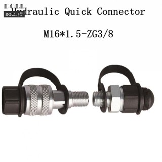 ⭐24H SHIPING ⭐Hydraulic Coupling 8 (Mm) Carbon Steel External Thread Quick Connector Set