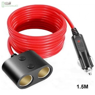 [ISHOWMAL-TH]Car Charger 12v ABS Car Extension Cable One-in-two Power Cable Power Cable-New In 8-