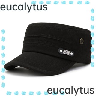 Eucalytus1 หมวกทหาร ผู้ชาย ผู้หญิง ลายพราง หมวกกันแดด ตกปลา ลําลอง