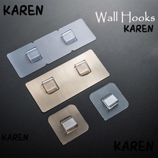 Karen ตะขอพลาสติก สําหรับแขวนจัดเก็บของในห้องน้ํา
