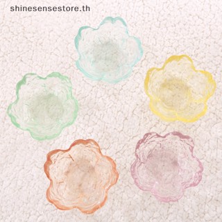 Shine จานแก้วใส่ซอส ไอศกรีม ผลไม้ ดอกซาลา ขนาดเล็ก สไตล์นอร์ดิก ญี่ปุ่น