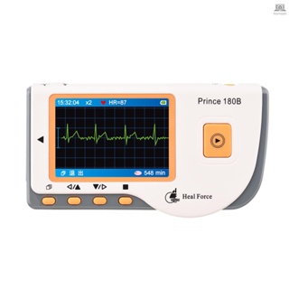 Heal Force PC-180B0 เครื่องวัดอัตราการเต้นของหัวใจ ECG แบบพกพา หน้าจอ LCD พร้อมสาย USB TOLO-9.7