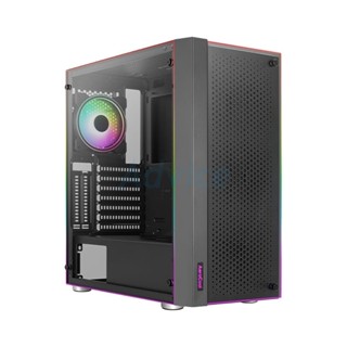 ATX CASE (NP) AEROCOOL SKRIBBLE-G-V1 (BLACK)