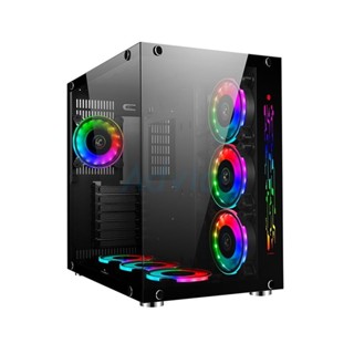 E-ATX CASE (NP) TSUNAMI 1262 PROTECTOR VISION GAMING (BLACK)