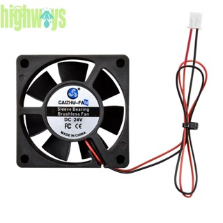 พัดลมระบายความร้อน DC ไร้แปรงถ่าน สําหรับเครื่องพิมพ์ 3D VORON Trident 6020 24V [highways.th]