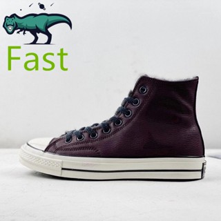 Sp2-230904 Chat Chuck Taylor All Star 70s รองเท้าผ้าใบลําลอง ข้อสูง สีพื้น สไตล์คลาสสิก สําหรับสตรี เหมาะกับการวิ่ง