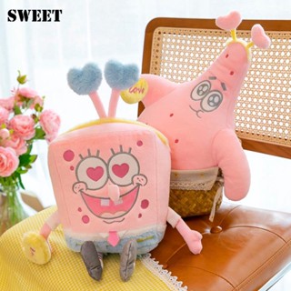 ตุ๊กตาฟิกเกอร์ Kawaii Patrick Star Bob Patrick Star ขนาด 45 ซม. เหมาะกับของขวัญวันฮาโลวีน ของเล่นสําหรับเด็ก